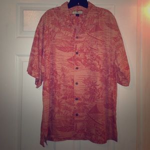 🌴TOMMY BAHAMA 🌴🐬 SILK SHIRT