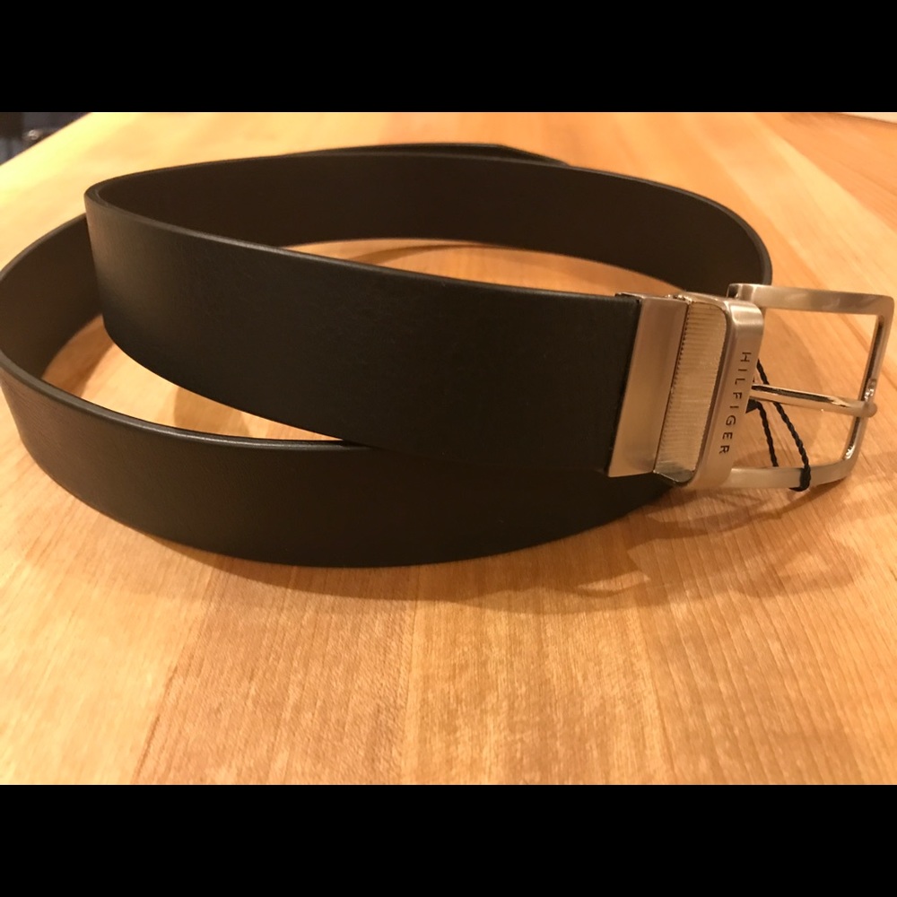 Black men's Tommy Hilfiger belt
