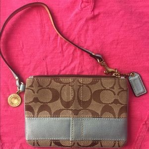Coach wristlet/clutch