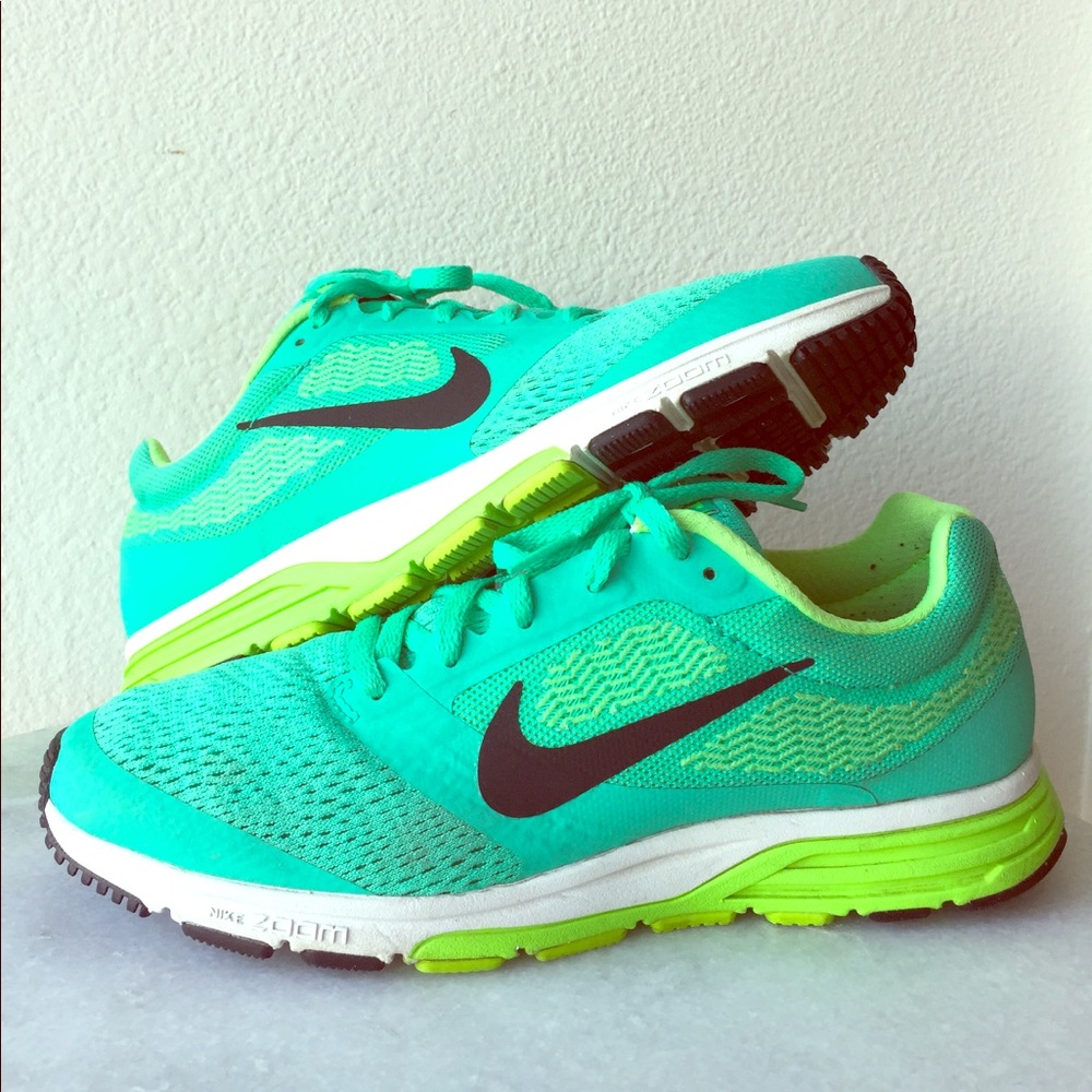 Nike Air ZOOMFLY 2 Tropical Twist Siz9 Teal/Green