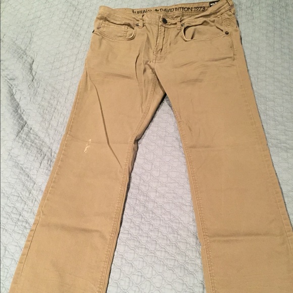 buffalo six x straight stretch jeans