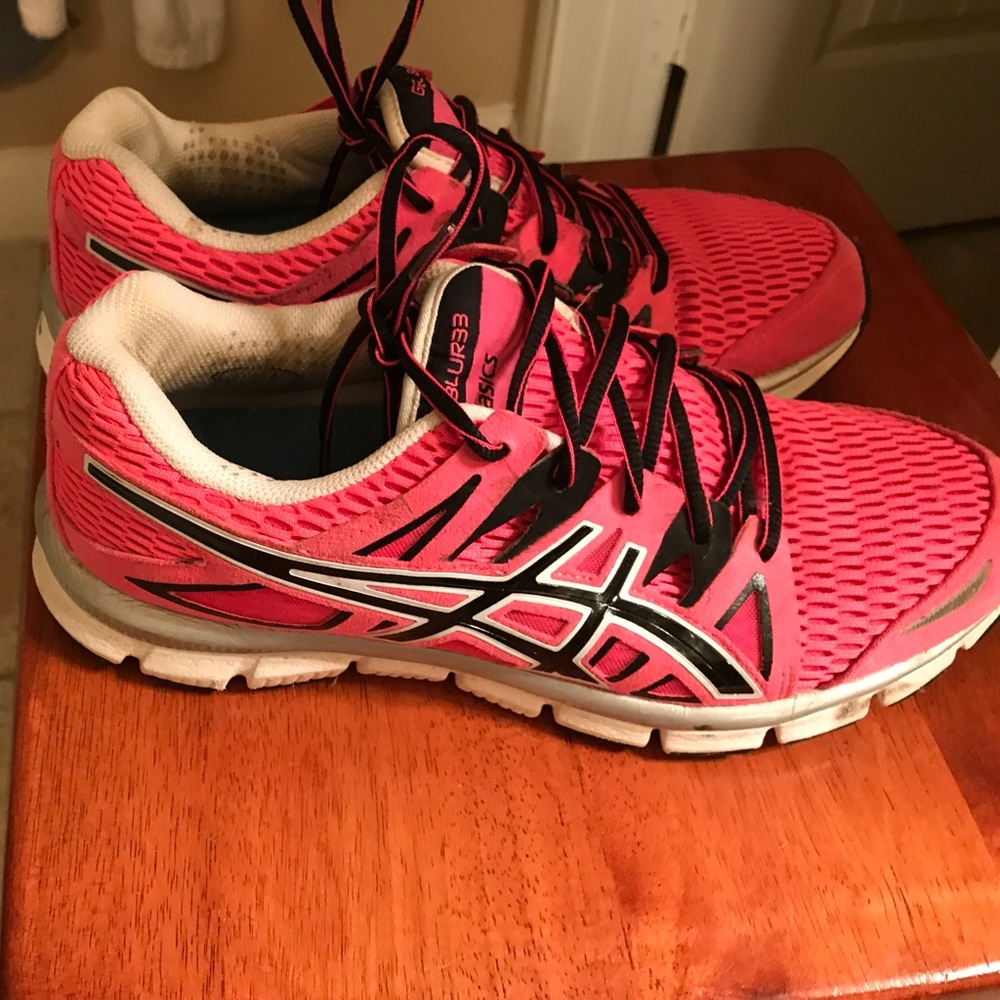 Hot pink Gel Blur33 asics size women's 9