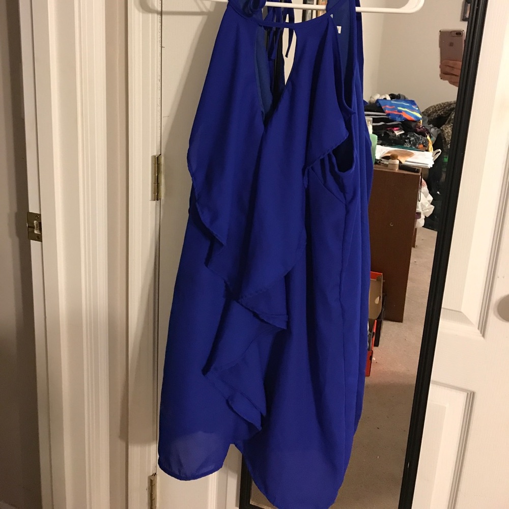 A royal blue dress! Never worn
