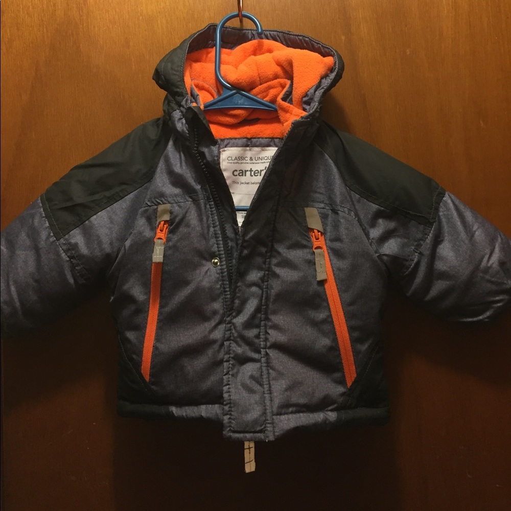 NWOT CARTERS Boys 12m winter coat ski jacket snow