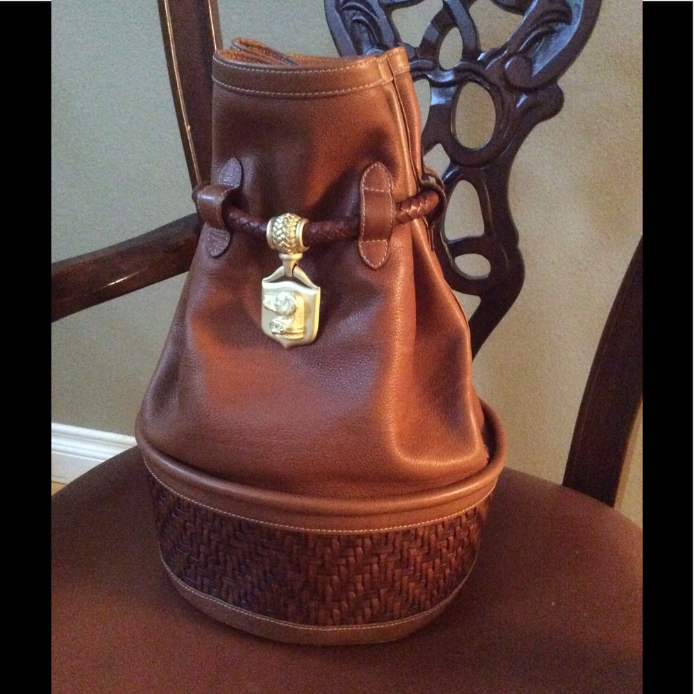 BARRY KIESELSTEIN-CORD DOG CHARM BUCKET BAG