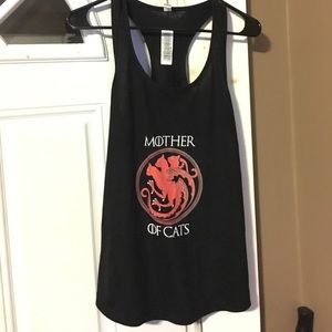 Mother of Cats Ladies Flowy Tank - Large