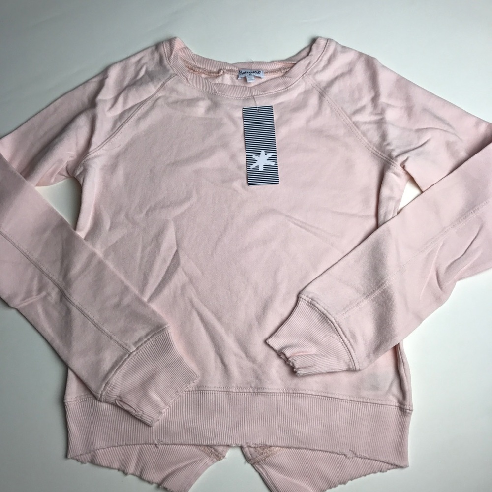 Splendid girls light pink pullover sweater