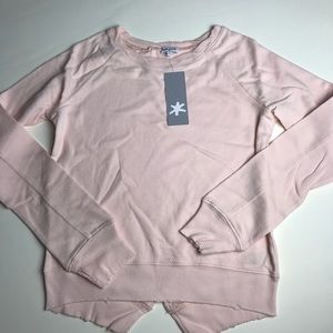 Splendid girls light pink pullover sweater