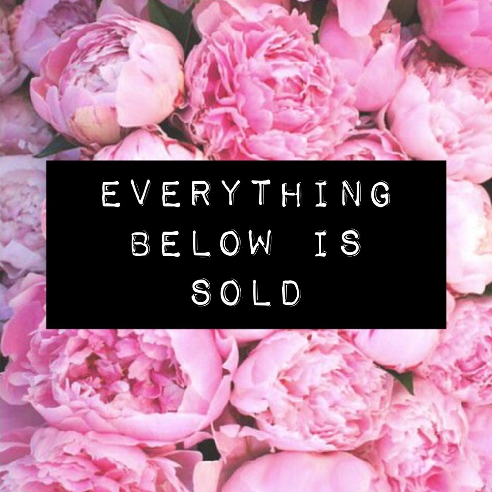 Everything below has sold!