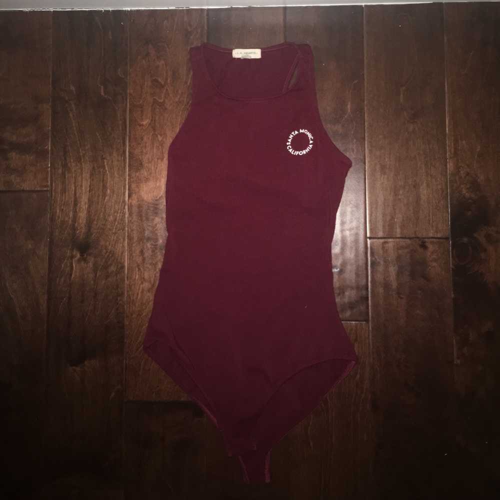 PacSun Red bodysuit