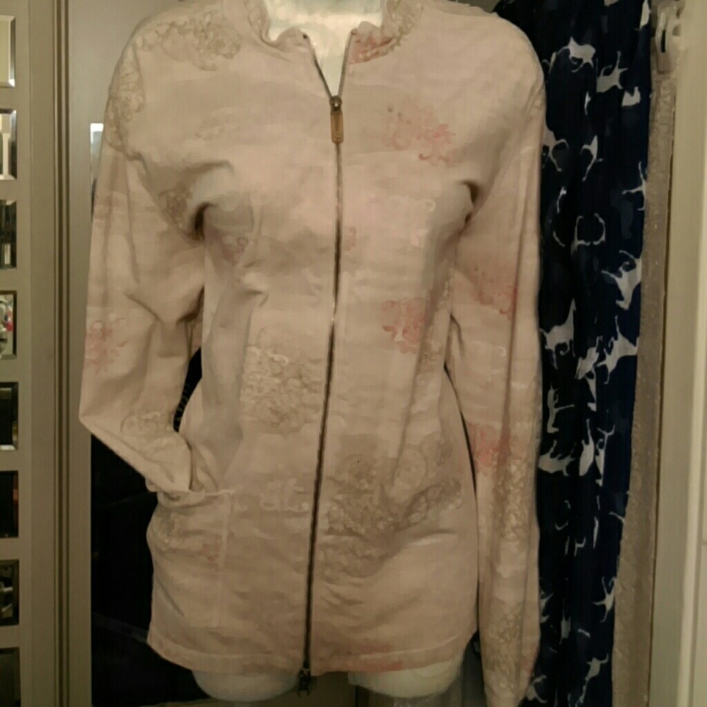 Plus size zip jacket