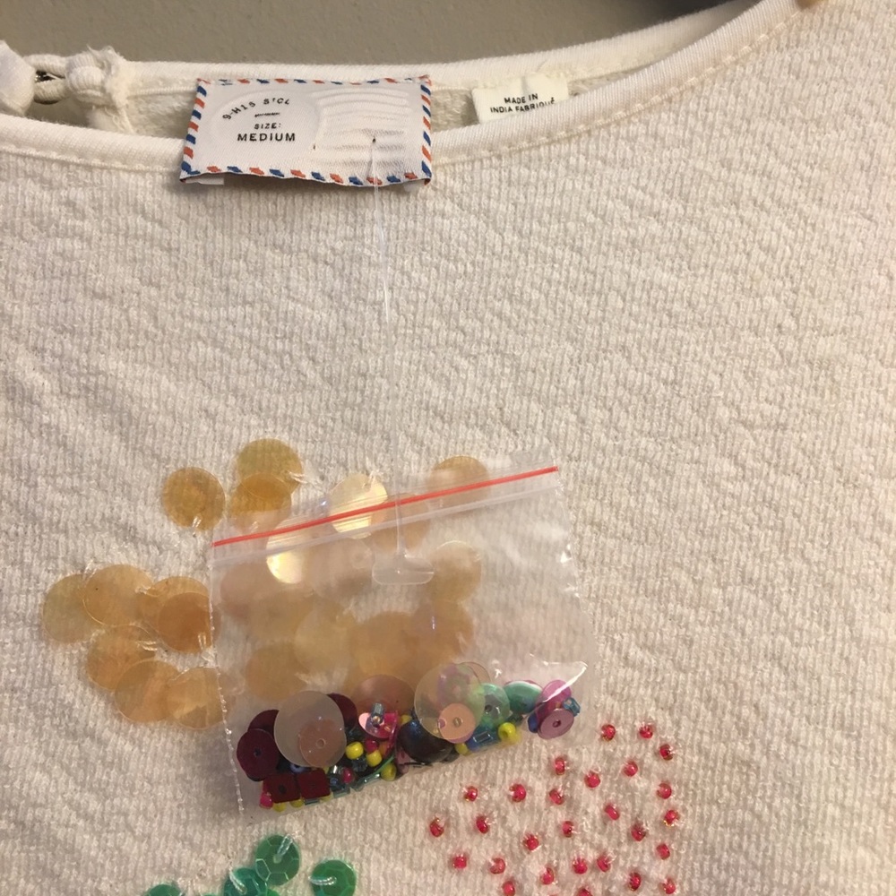 NWOT Anthropologie Postmark Sweater Beaded Tank. - Picture 4 of 5