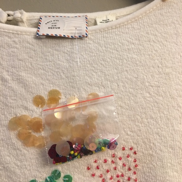 NWOT Anthropologie Postmark Sweater Beaded Tank. - Picture 4 of 5