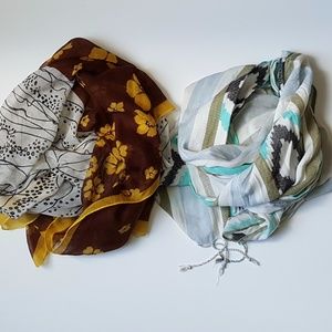 Long Earthy Scarves