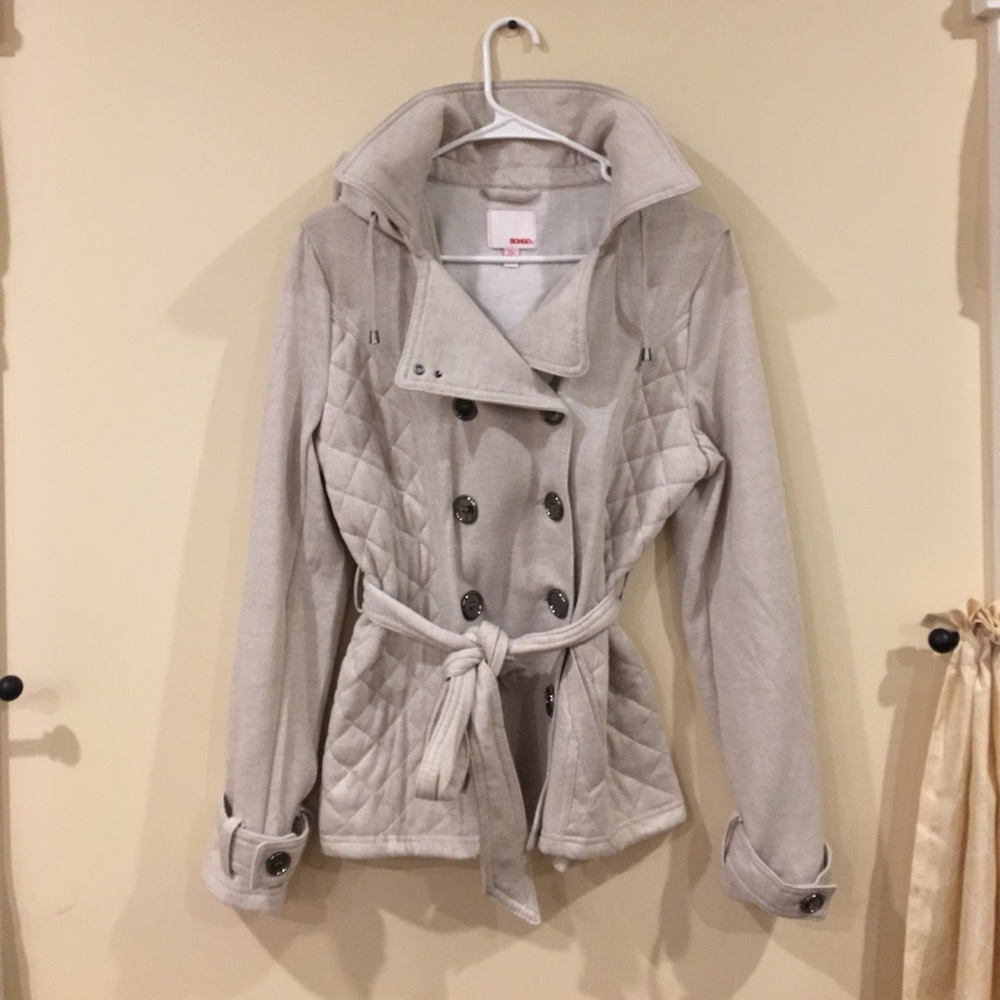 🍁Lightweight Fall Jacket w/ Hood in Oatmeal 🍂