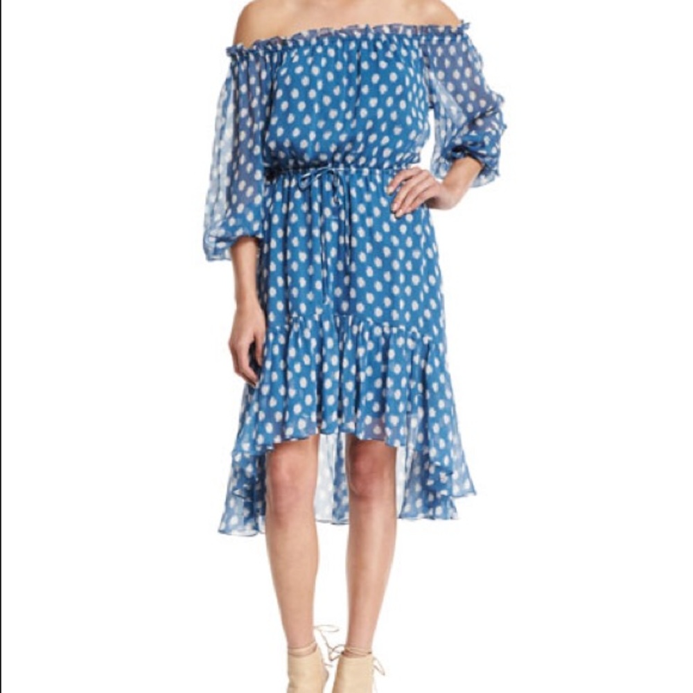 DVF Off the Shoulder Dress