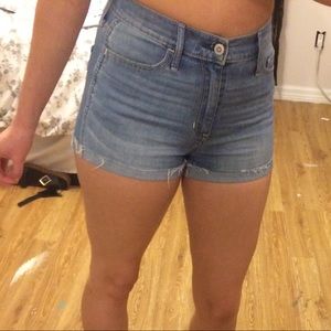 Hollister High Waisted Denim Shorts