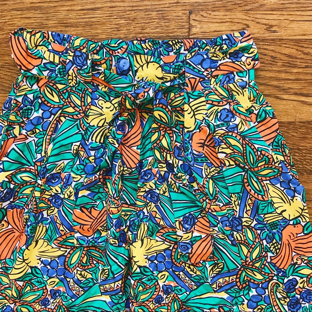 VINTAGE TROPICAL RESORT TAPERED TROUSERS - Picture 2 of 3