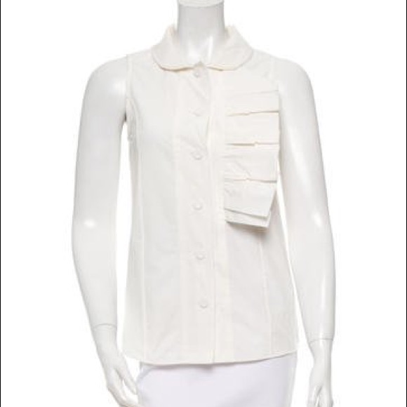 NWOT marni pleated blouse