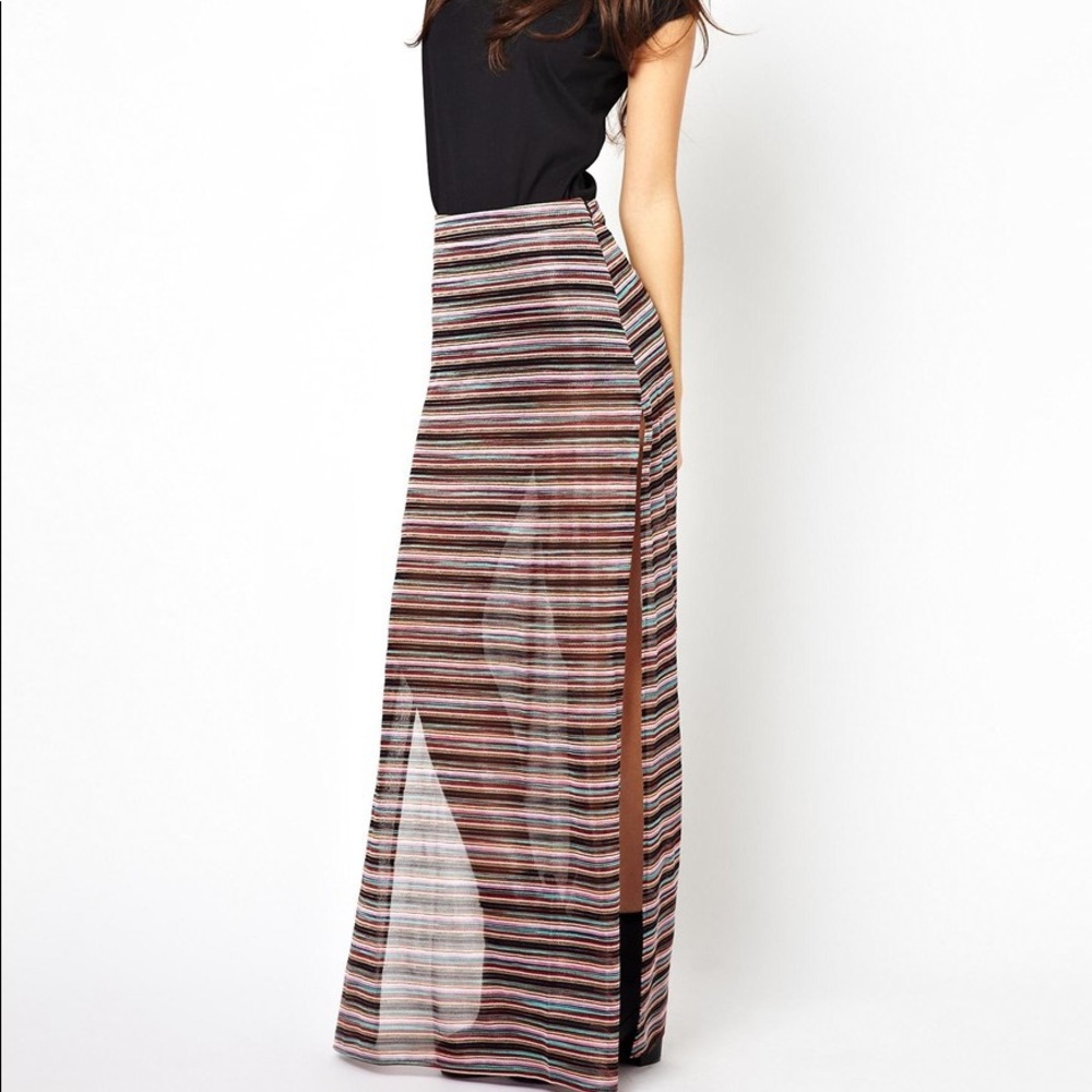 For Love & Lemons Maxi Skirt w/ Slits