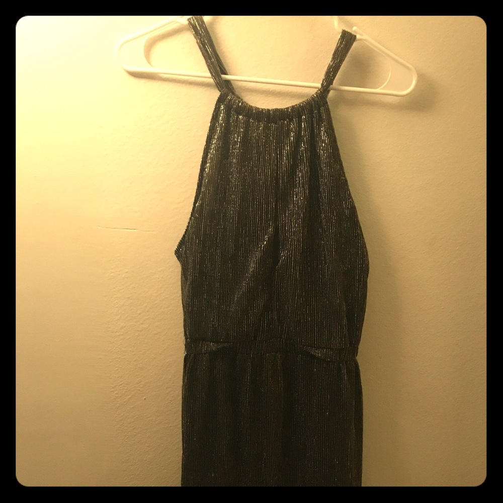 H&M Tie Back Sparkle Dress