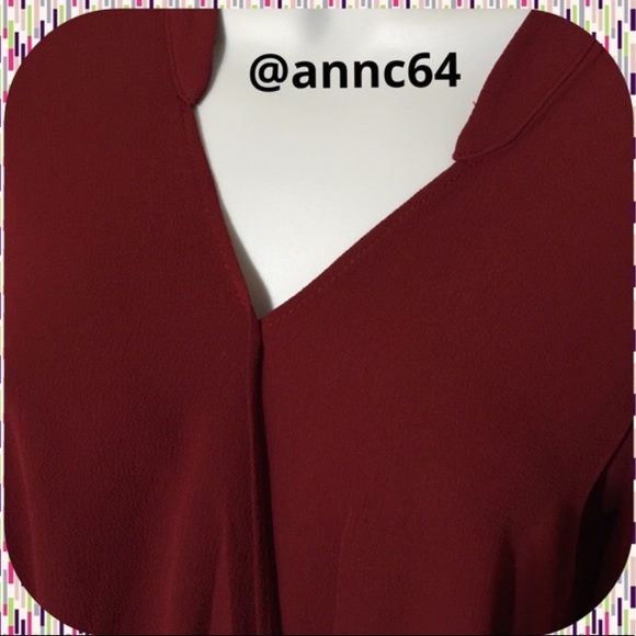 High low Faux Wrap Blouse size S NWOT - Picture 1 of 2