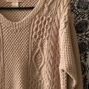 Comfy cable knit sweater