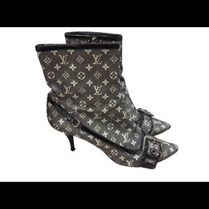 Louis Vuitton mini monogram boot