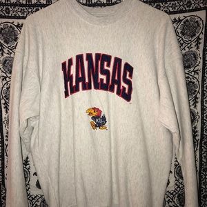 Vintage KU crew neck sweatshirt
