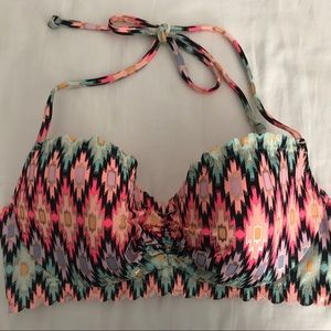 Victoria Secret patterned bikini top