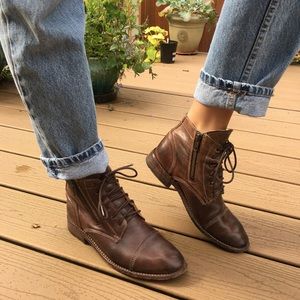 Bed stu Genuine leather booties 7.5