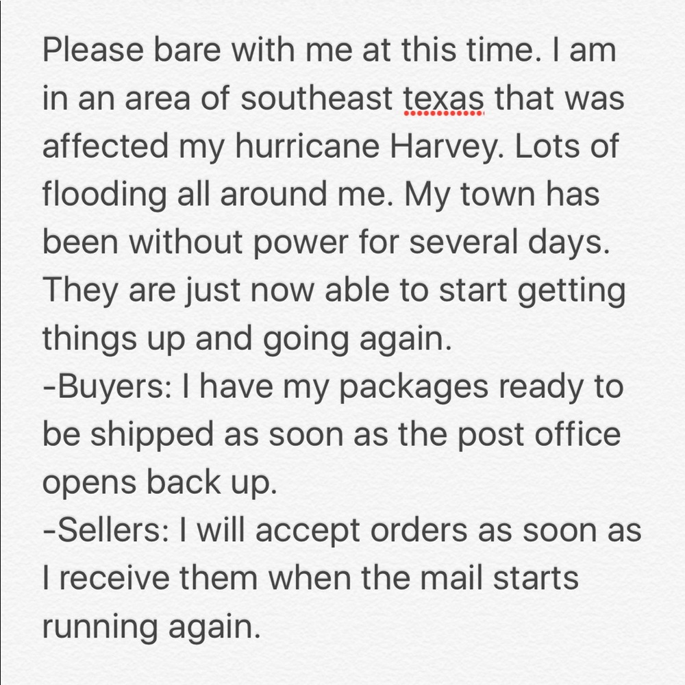 Attn: Buyers and Sellers