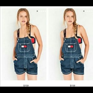 Tommy Hilfiger Vintage Denim Overall Shorts
