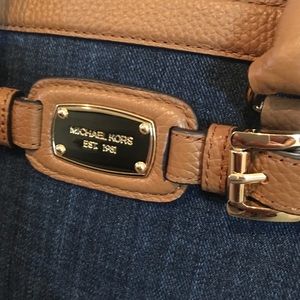 MK denim purse