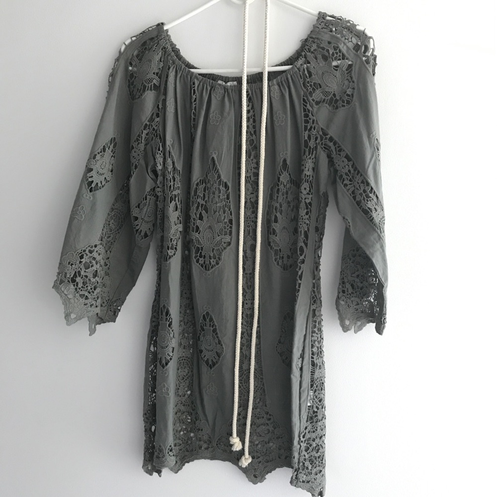 Miguelina crochet dress