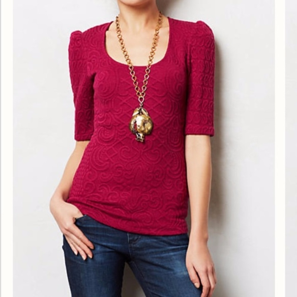 Deletta from Anthropologie "Athlone" top