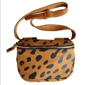 Clare V Leopard Fanny Pack