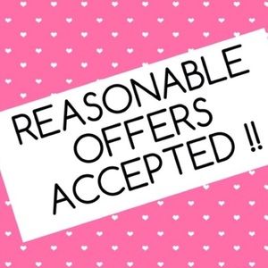 Make Your Reasonable Offers Now!! 💜