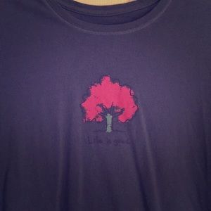 Life is Good Tree Tee