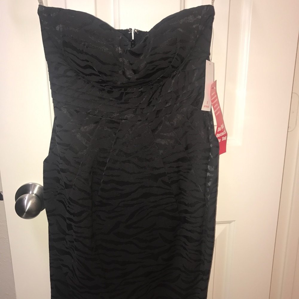 Black mini dress