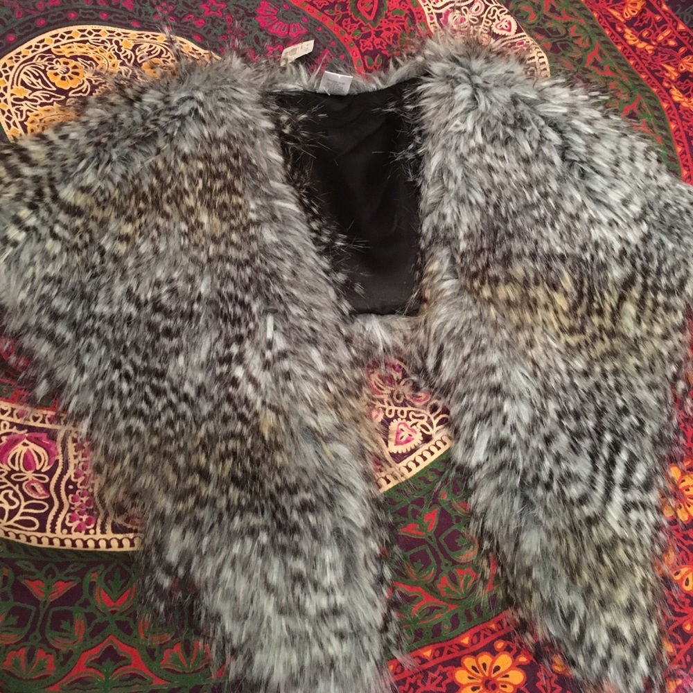 Faux Fur Shawl