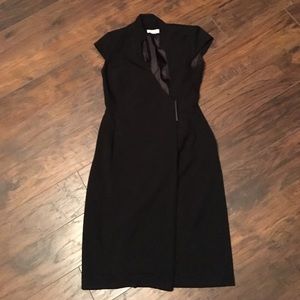 Ck black wrap dress
