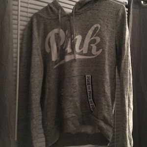 Victoria's Secret gray half zip hoodie