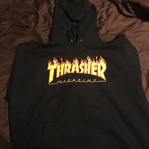 Thrasher hoodie with flame logo