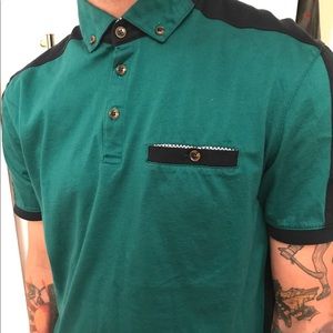 Ted Baker Retro Two-tone Polo