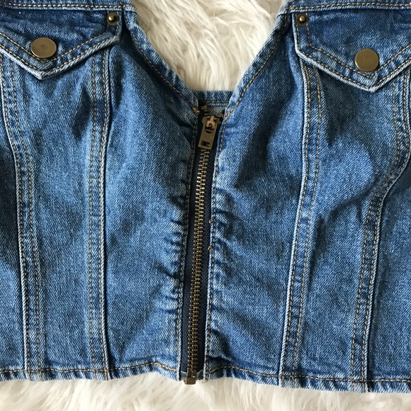 Urban Outfitter's BDG Jean Crop Top - Picture 7 of 7