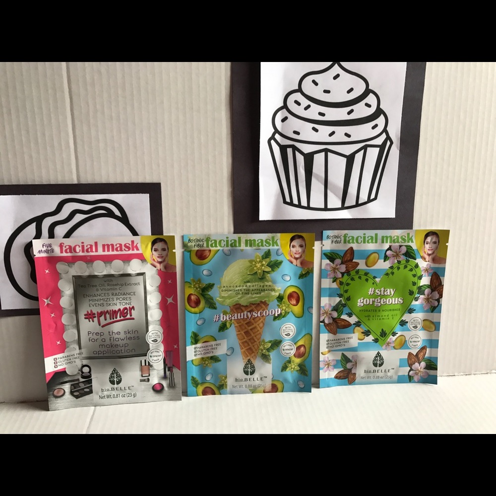 Three Sheet Masks by Biobelle Cosmetics