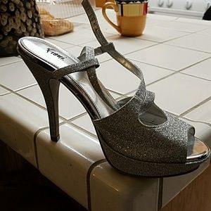 Glitter heels