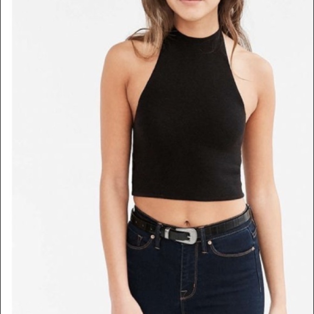 UO Black Halter Top