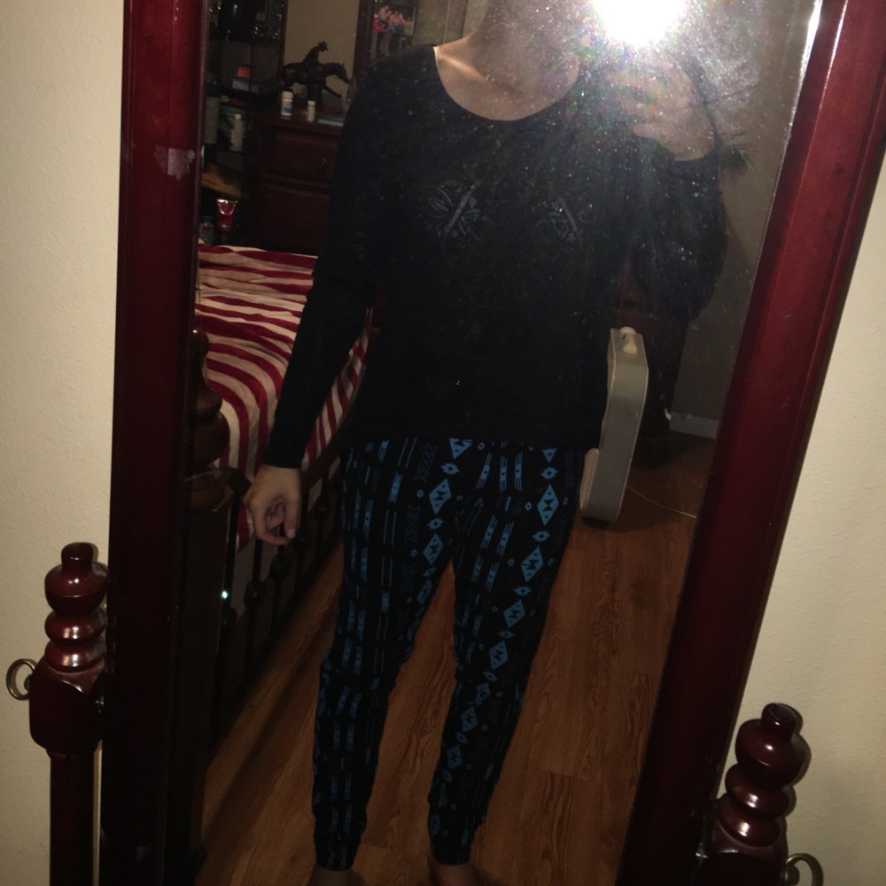 Black See Through Shirt